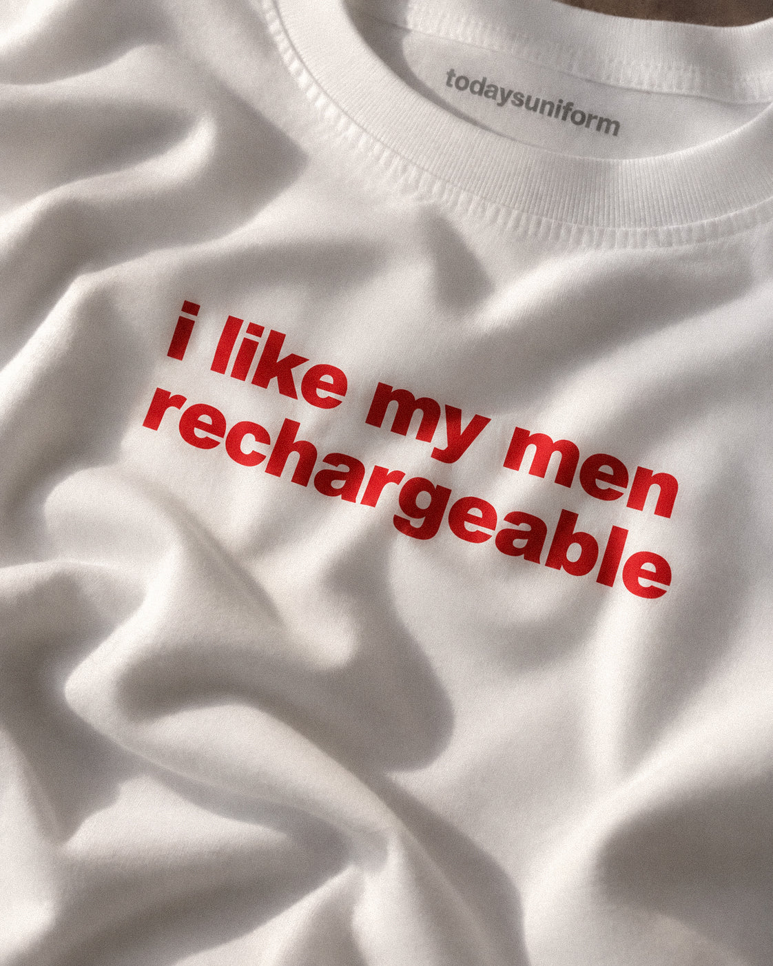 I Like My Men Rechargeable Y2K T-Shirt