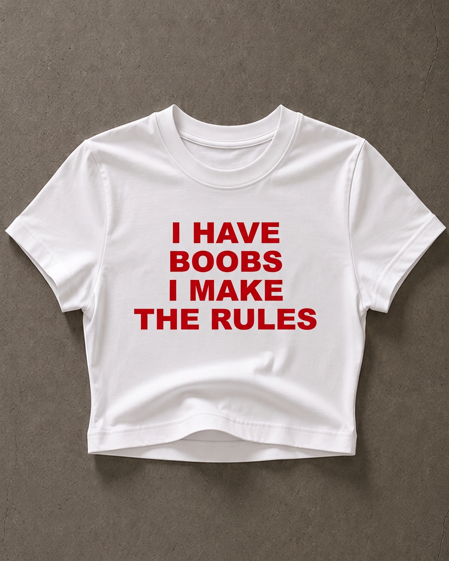 'I Have Boobs, I Make The Rules' 90s Y2K T-Shirt