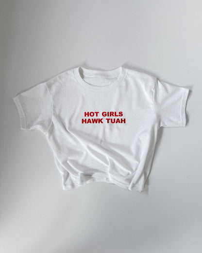 'Hot Girls Hawk Tuah' 90s Y2K T-Shirt