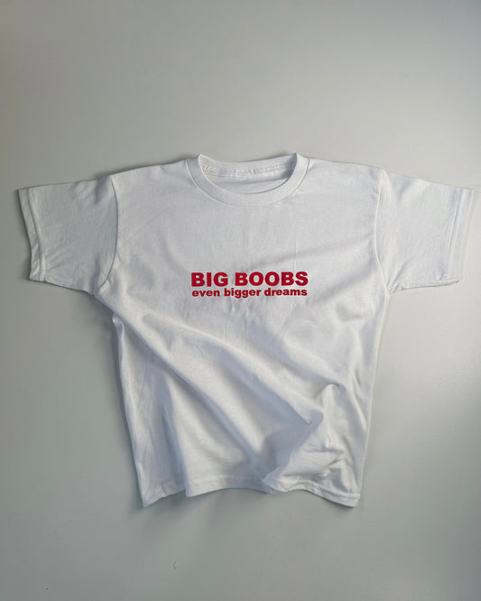 Embroidered 'Even Bigger Dreams' 90s Y2K T-Shirt