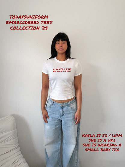 Embroidered 'Life Sucks But I Suck Better' 90s Y2K T-Shirt