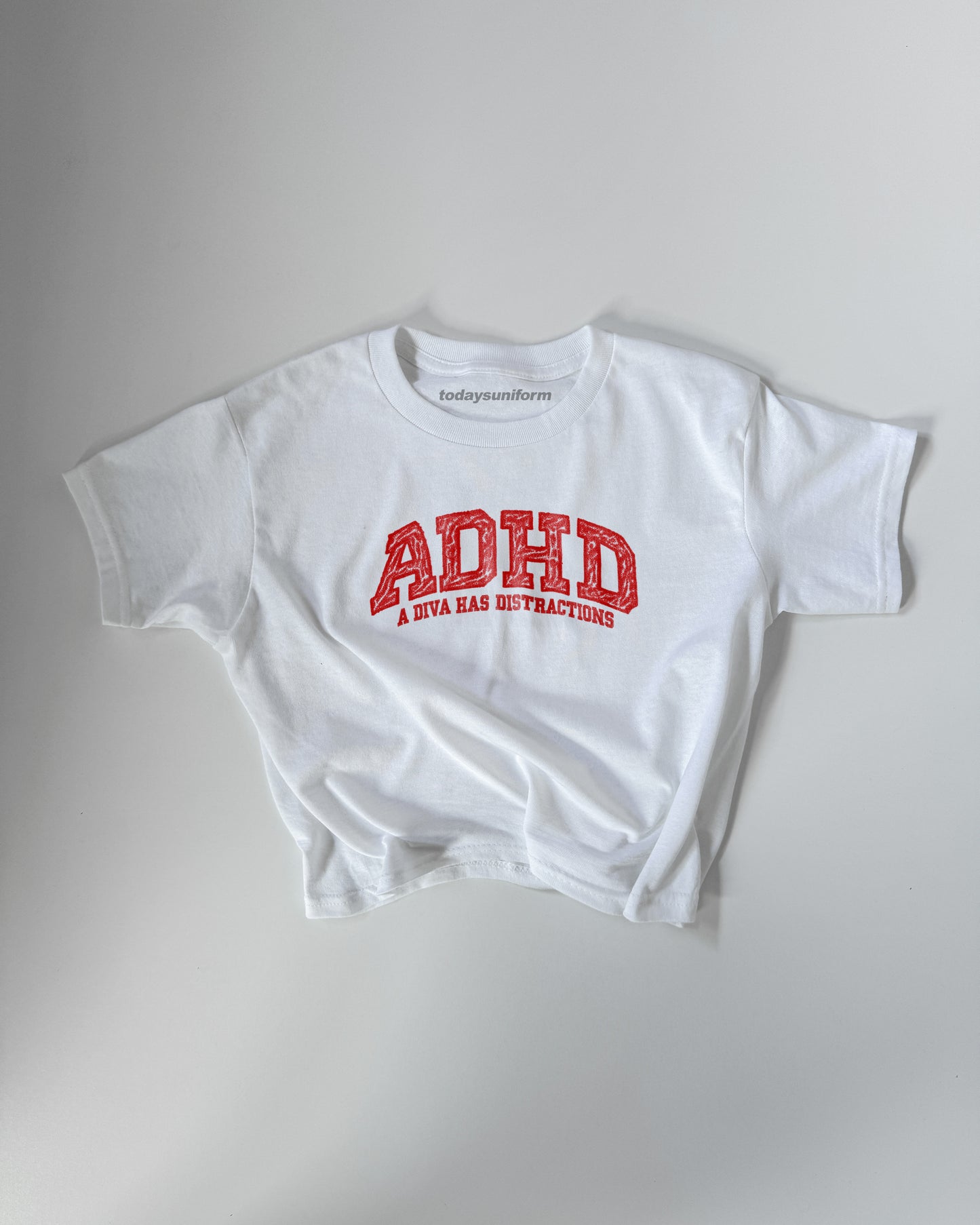 'ADHD A Diva Has Distractions' 90s Y2K T-shirt