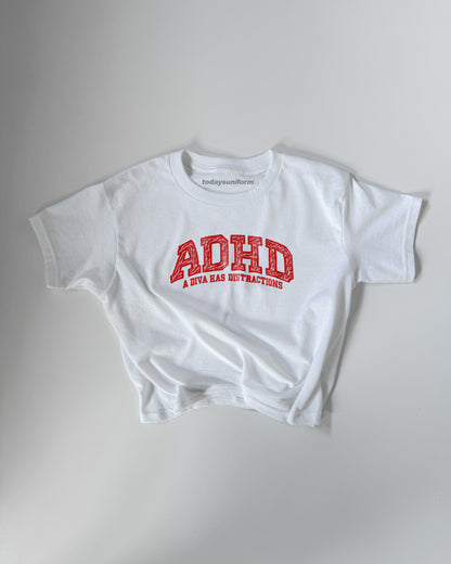 'ADHD A Diva Has Distractions' 90s Y2K T-shirt