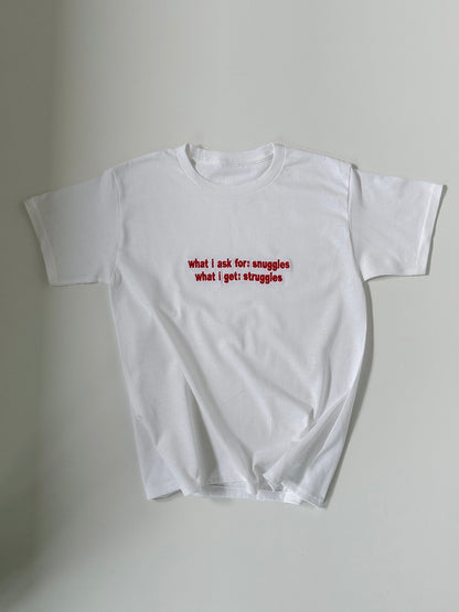 'STRUGGLES' 90s Y2K T-Shirt