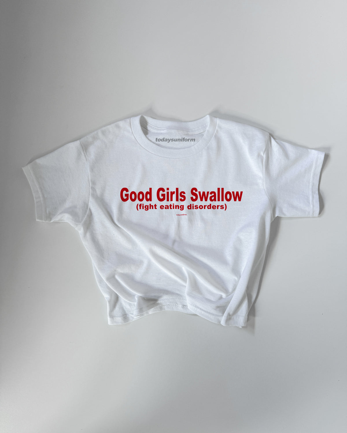 'Good Girls Swallow' 90s Y2K T-Shirt