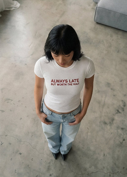 Embroidered 'I’m So Sexy, Even Life Gets Hard' 90s Y2K T-Shirt