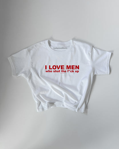 'I Love Men' 90s Y2K T-Shirt