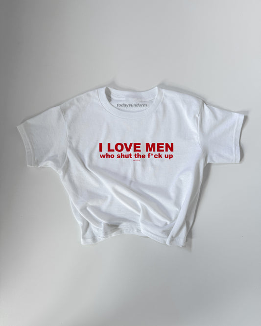 'I Love Men' 90s Y2K T-Shirt
