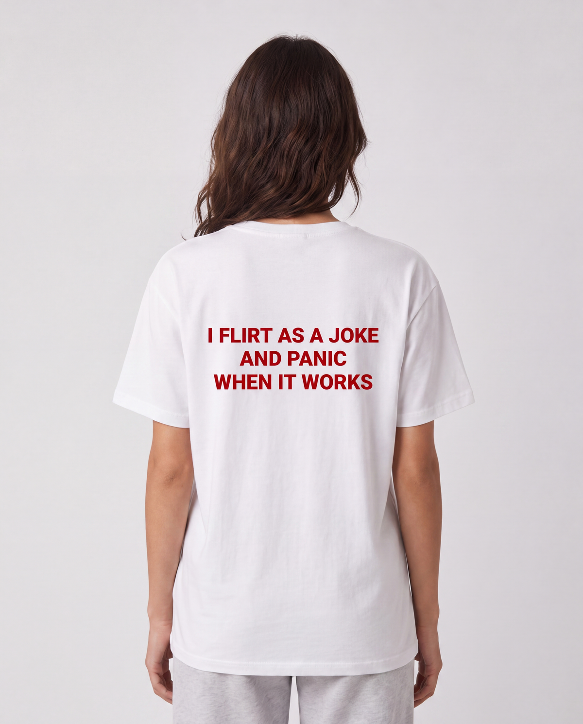 I Flirt As A Joke And Panic When It Works Y2K T-shirt
