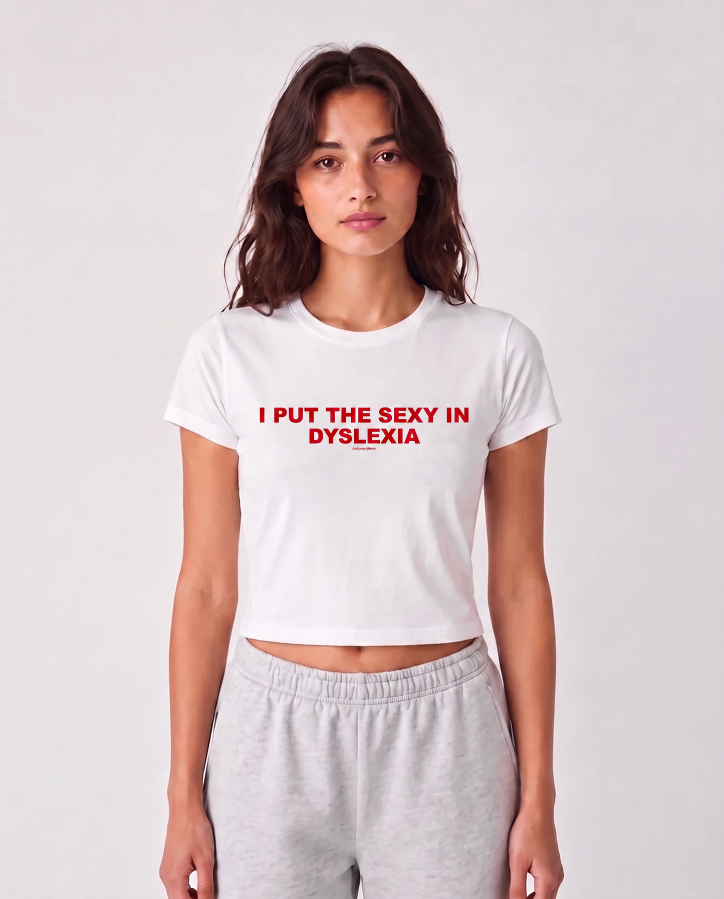 'I Put The Sexy In Dyslexia' 90s Y2K T-Shirt