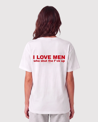 'I Love Men' 90s Y2K T-Shirt