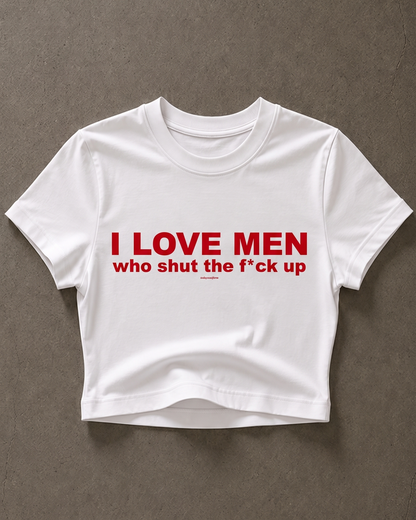 'I Love Men' 90s Y2K T-Shirt