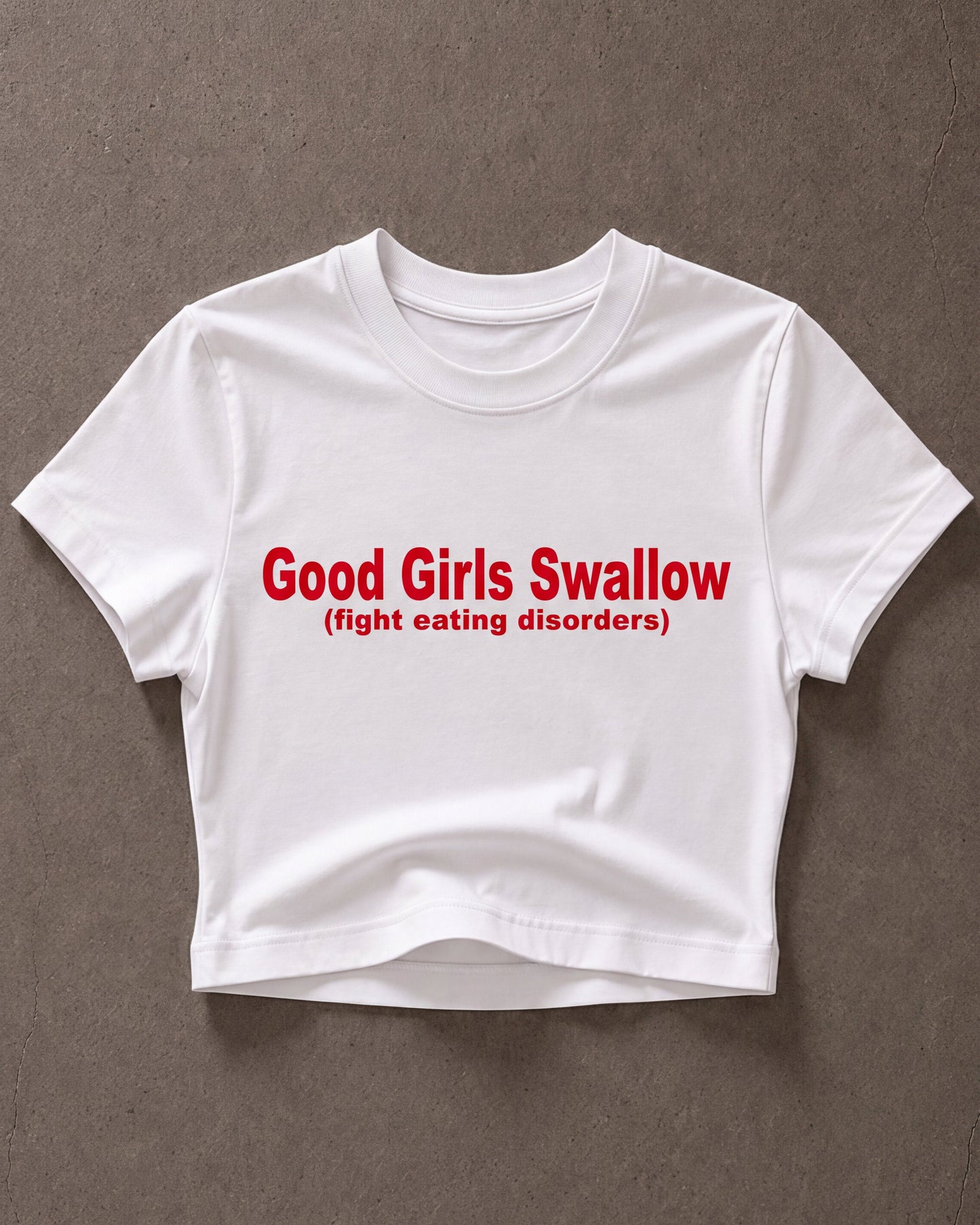 'Good Girls Swallow' 90s Y2K T-Shirt