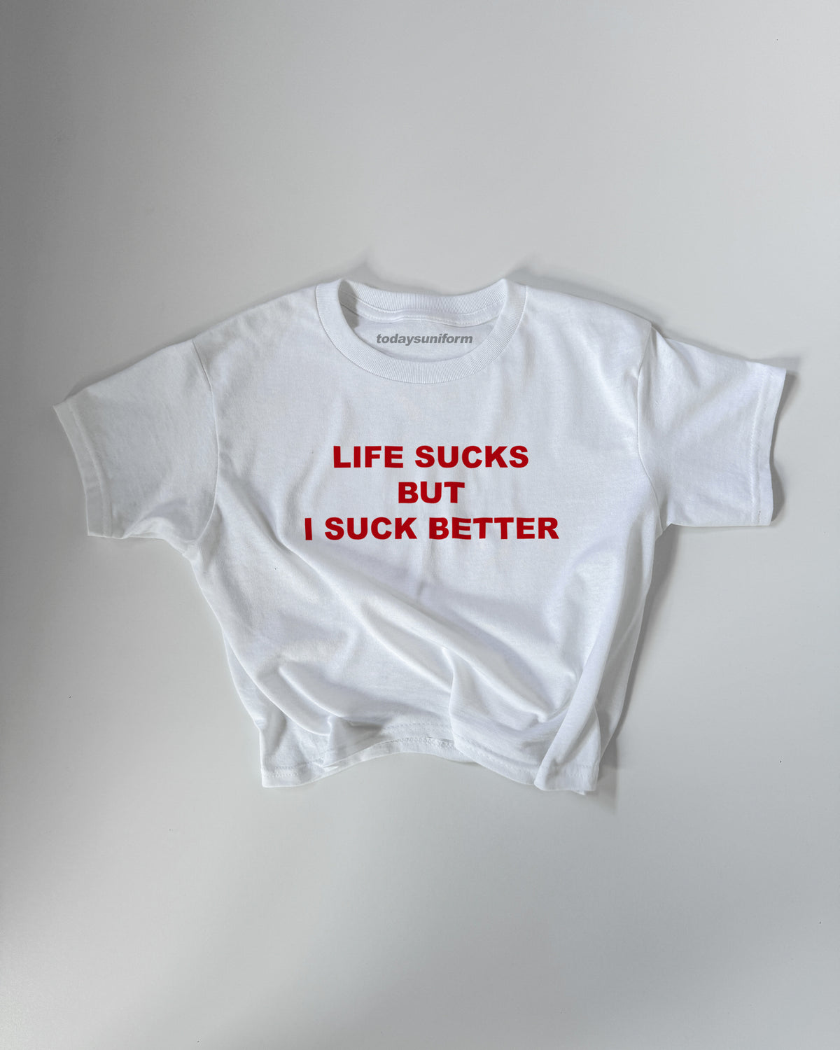 'Life Sucks But I Suck Better' 90s Y2K T-Shirt
