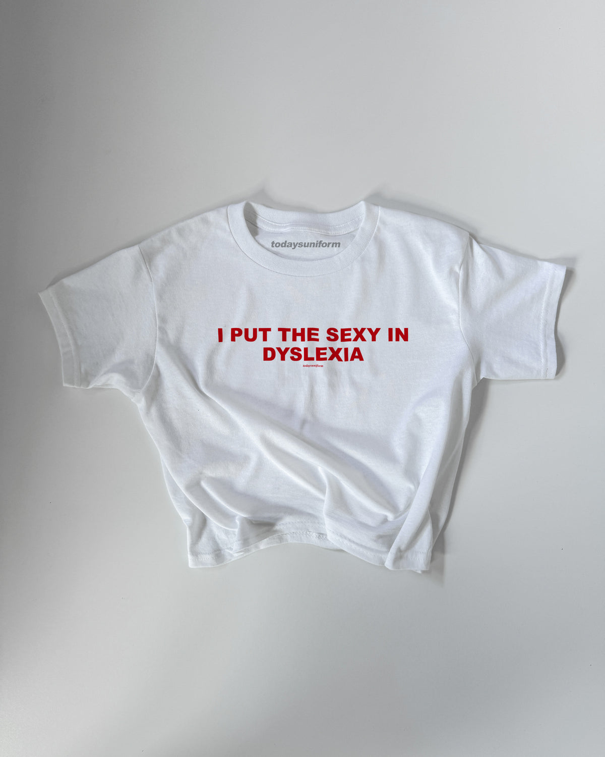 'I Put The Sexy In Dyslexia' 90s Y2K T-Shirt