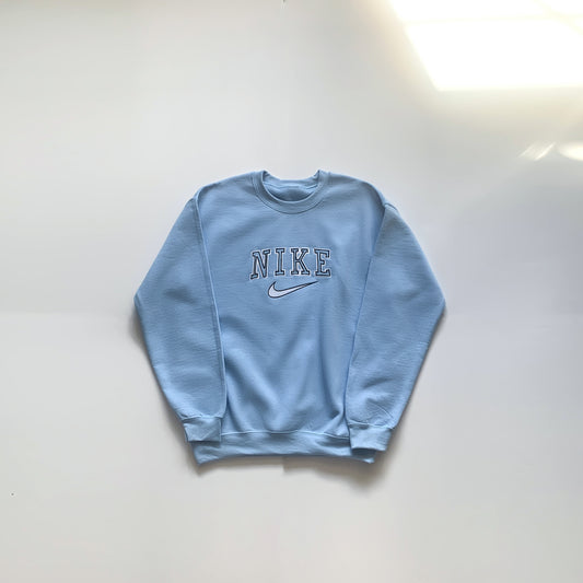 Vintage Style 90s Baby Blue Spellout Sweatshirt