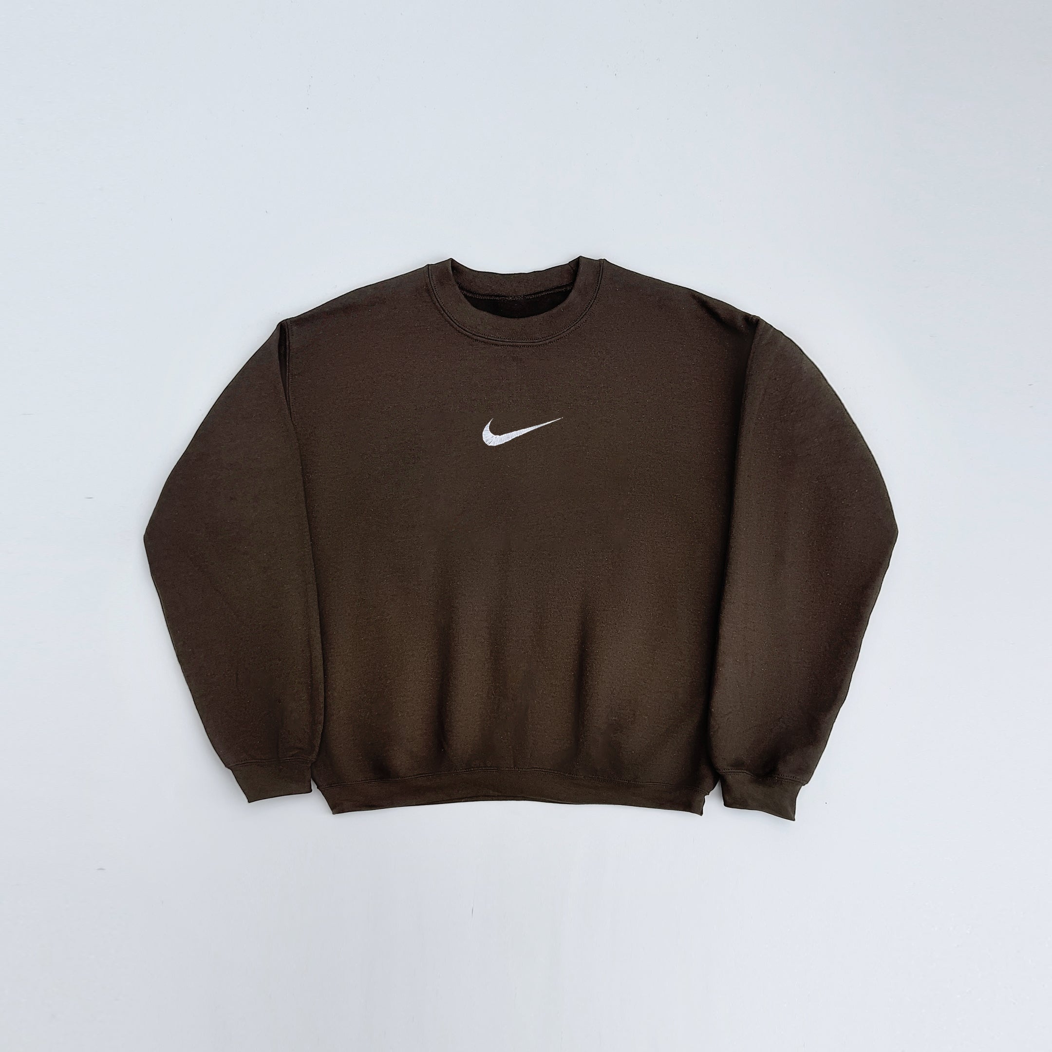 Vintage Style 90s Nike Spellout Sweatshirt Brown – TodaysUniform